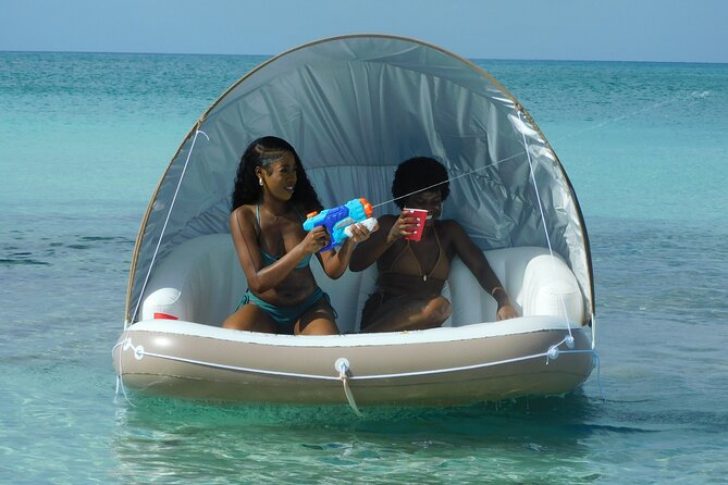 Beach and Ocean float rental - How the one-hour drone photoshoot works