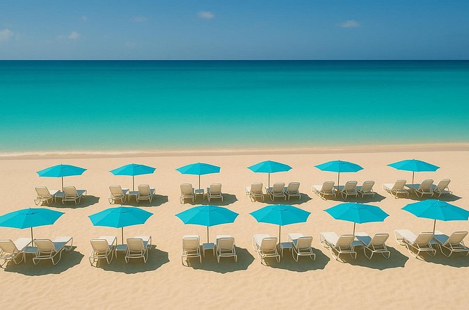 Grand Cayman Beach Day All Day Chairs Umbrella & Snorkelling - A simple beach day on Seven Mile Beach