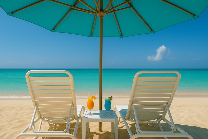 Grand Cayman Beach Day All Day Chairs Umbrella & Snorkelling - What the chairs and umbrella add to the day