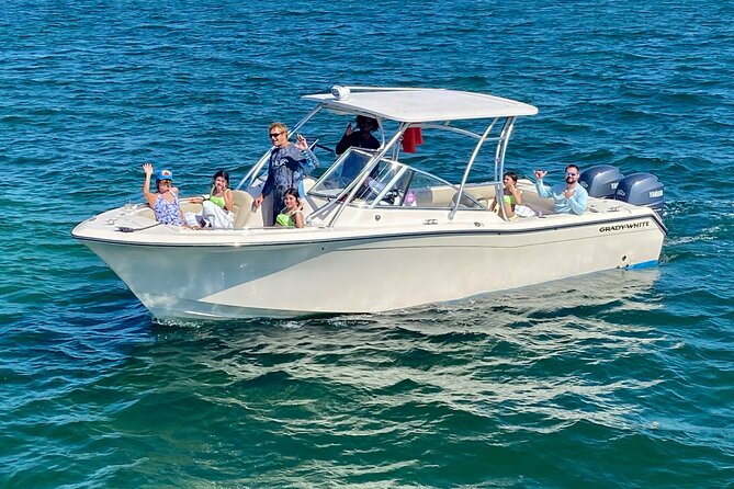 Private Charter 28ft Grady White. Stingrays, Snorkeling, Starfish - Why a private Grady White changes the day
