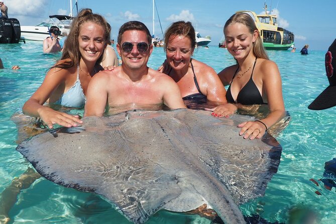 Small Group 7 Mile Beach Stingray City and Coral Gardens Tour - The boat ride to Stingray City